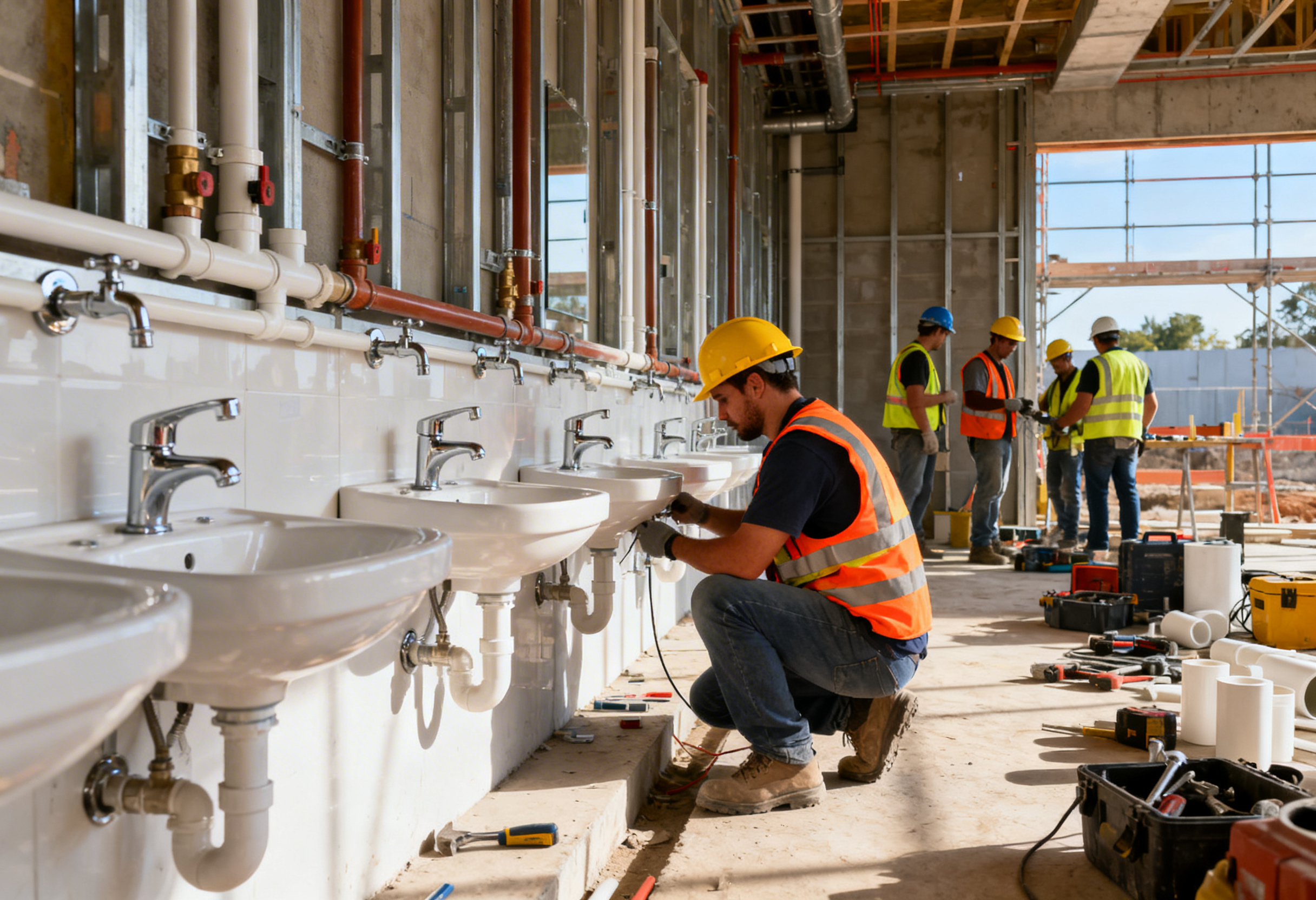 Instalații sanitare pentru clădiri