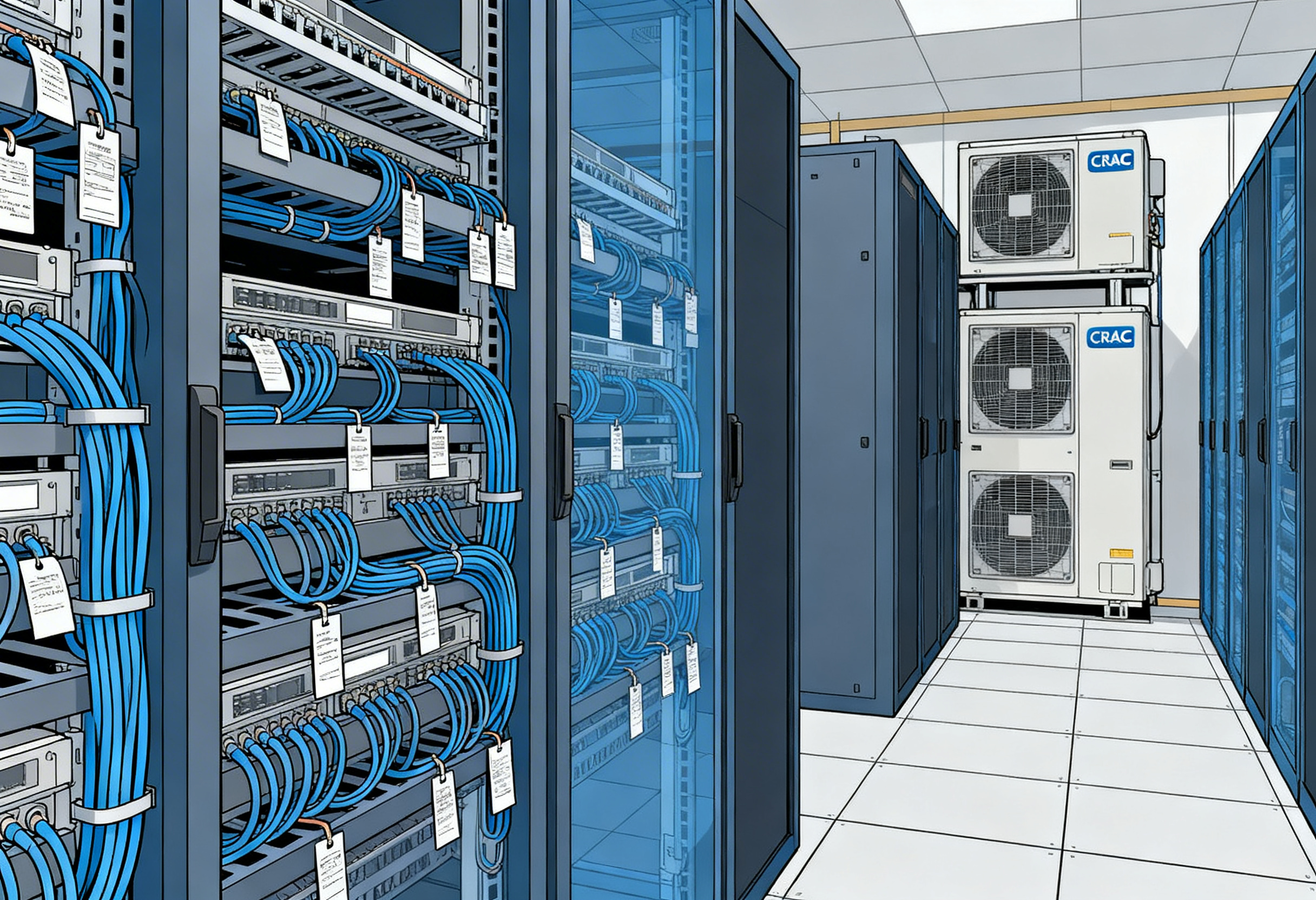 Climatizare close control pentru data center și camere server.