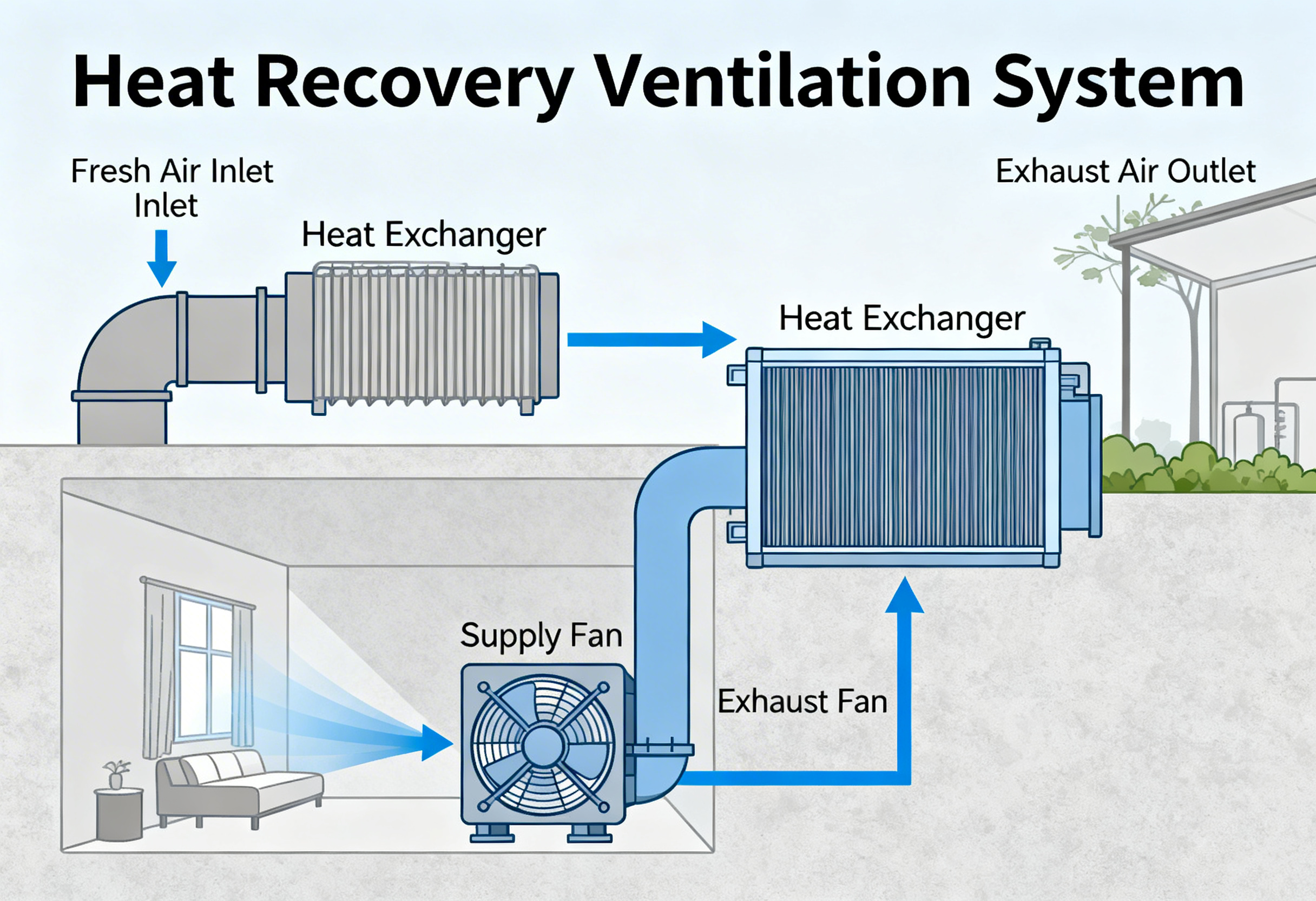 Ventilație cu recuperare de căldură – eficiență energetică HVAC